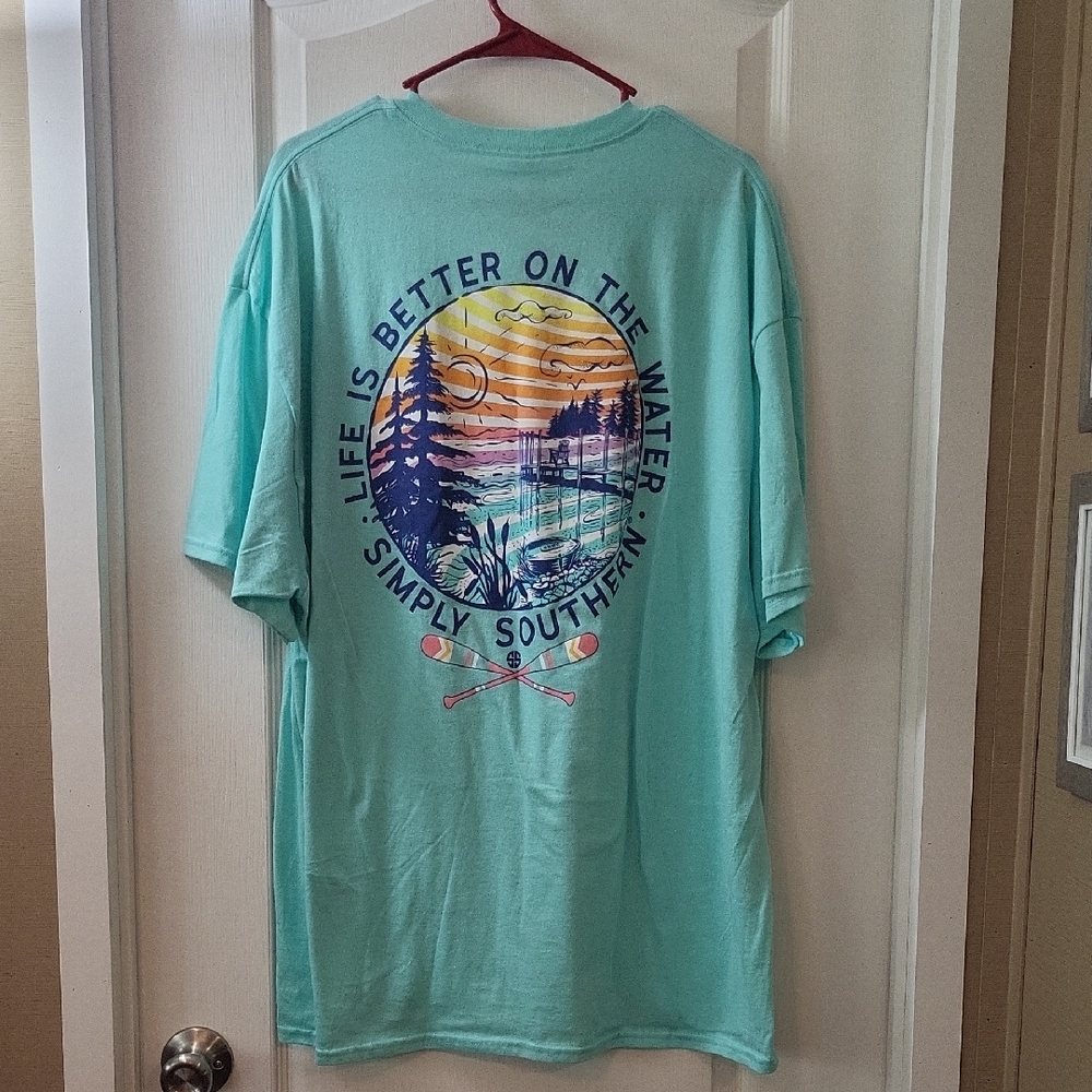 Simply Southern Teal Outdoor Graphic Tee
